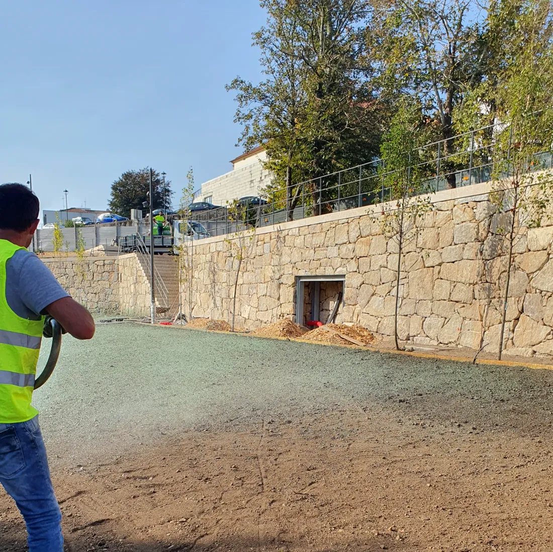 Jardim criado pela Raízes Versáteis em Arcos de Valdevez